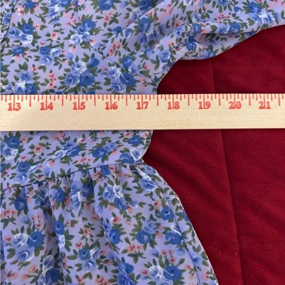 Free People Multicolor Floral Button-Down Blouse - Picture 4 of 8